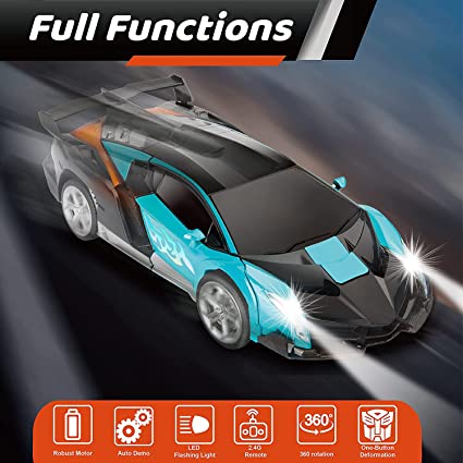 Remote Control Car,Transform Robot RC Cars for Kids,2.4Ghz 1:18 Scale Deformation Robot Toy Cars with One-Button Deformation 360°Drifting,Transformer RC Cars Robot Toys for 6 Year Old Boys