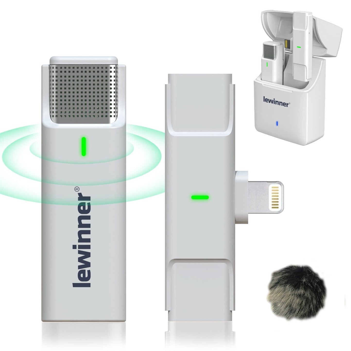 Lewinner Wireless Lavalier Microphone for iPhone and iPad (WM-5)