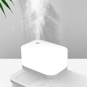 Wireless Charging Station, 4 in 1 Charger Stand for Apple Products with Adjustable LED Night Light & Humidifier