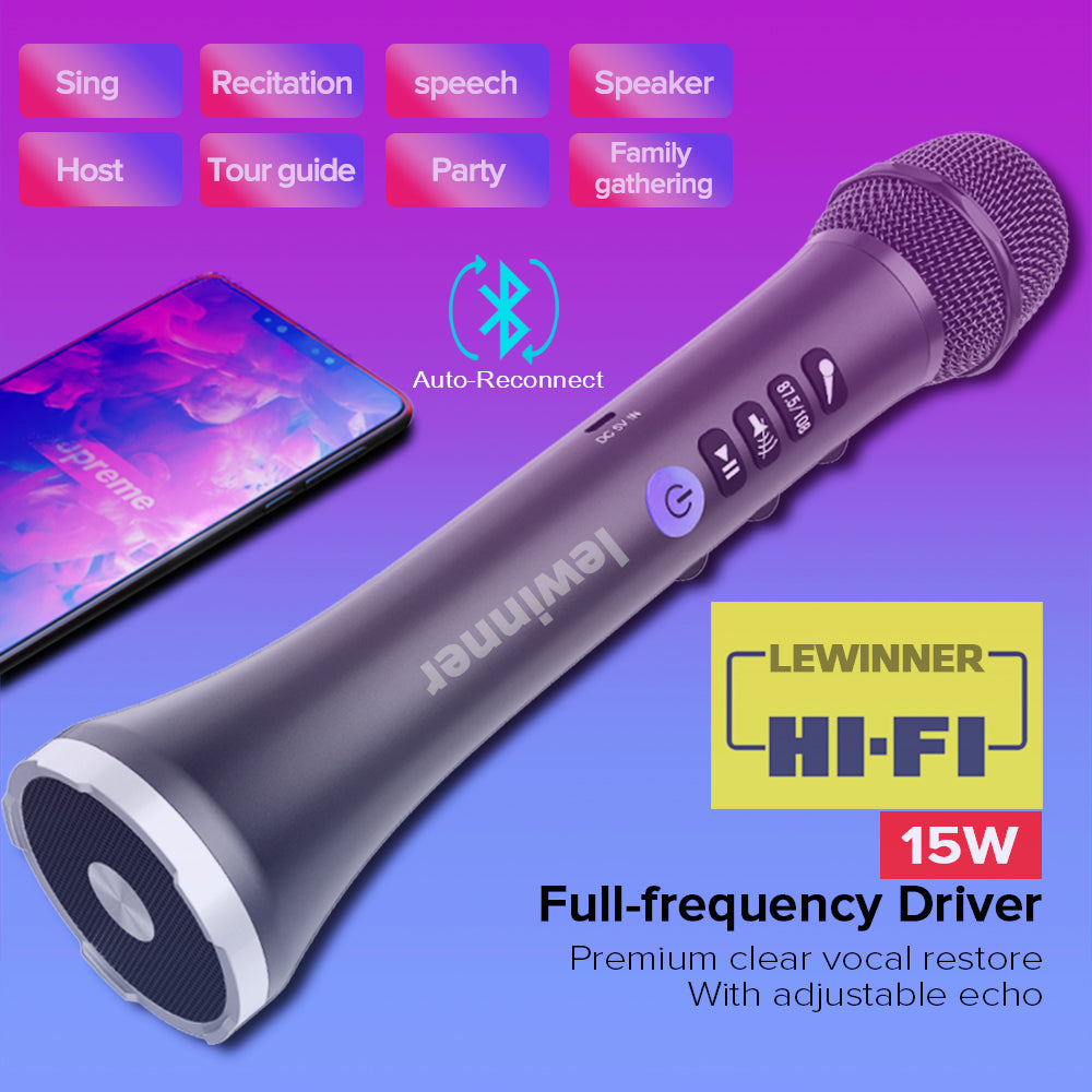 Lewinner L-698 Karaoke Microphone