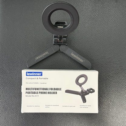 Lewinner Stands adapted for mobile phones,Portable magnetic tripod, MagSafe phone holder,Supports dual-sided magnetic attachment