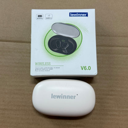 Lewinner Earphones and headphones for phone, TWS Wireless earphones,Bluetooth connection, long battery life