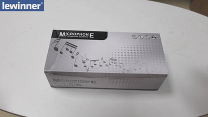 Lewinner Karaoke Microphone, Diamond-Studded Handheld Wired MIC