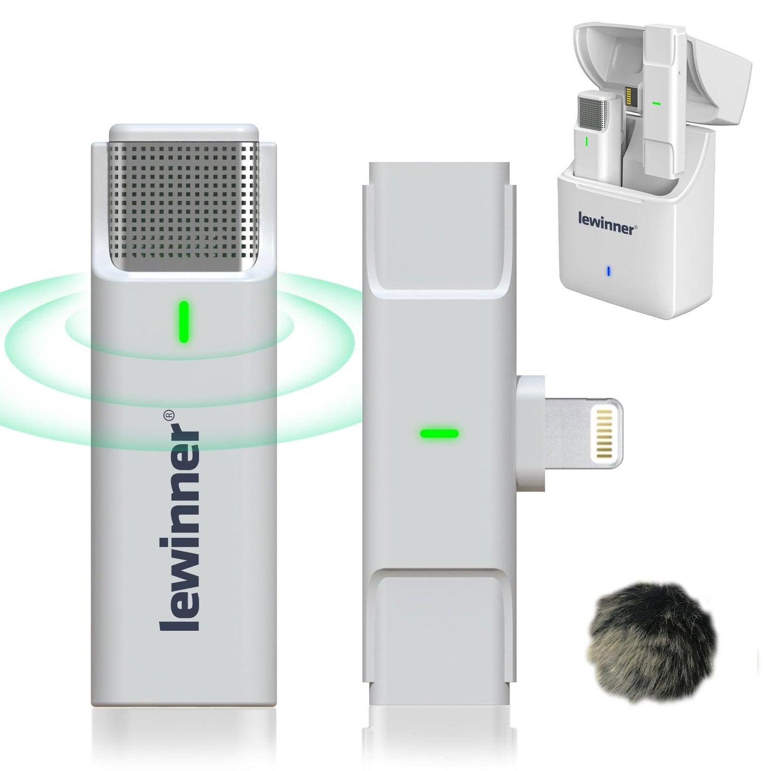 Lewinner Wireless Lavalier Microphone for iPhone and iPad (WM-5)