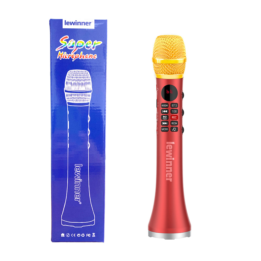 Bluetooth Karaoke Microphone Speaker  Phone Microphone Karaoke - L-699 20w  Bluetooth - Aliexpress