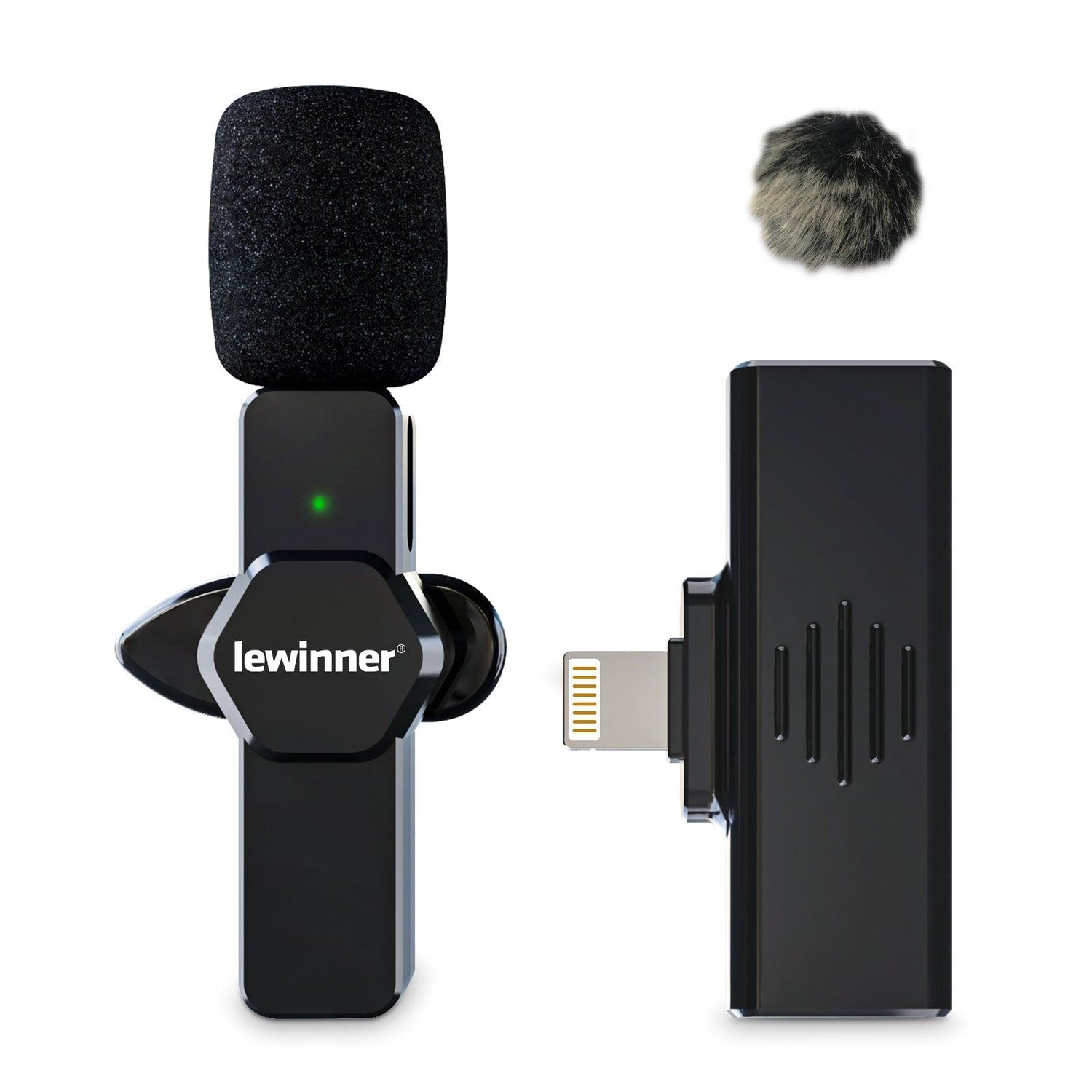 Lewinner Wireless Lavalier Microphone for iPhone and iPad(WM-10)